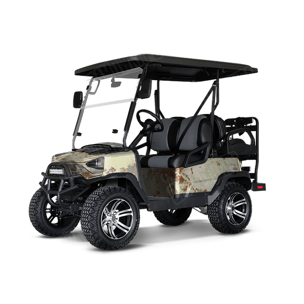 Substrate Simpson Desert Camo Golf Cart Vinyl Wrap