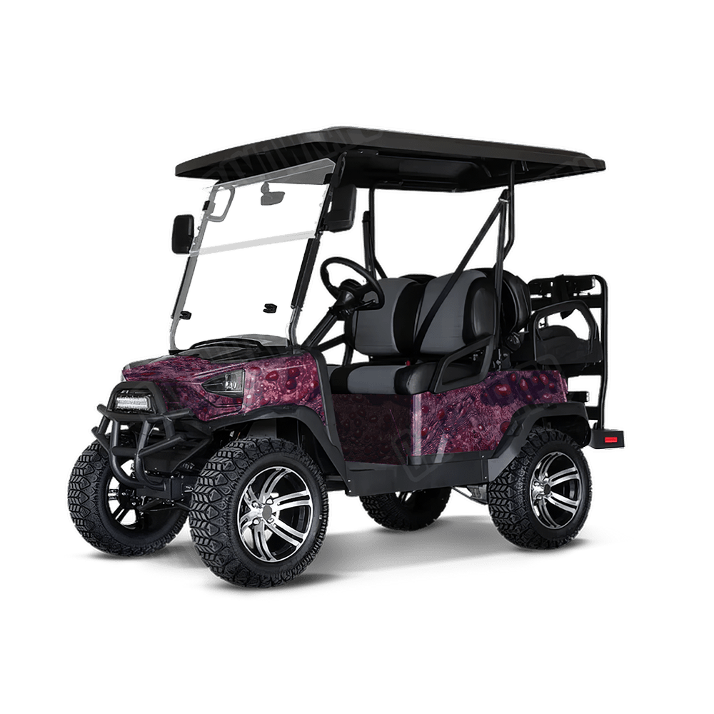 Toadaflage Berry Crush Camo Golf Cart Vinyl Wrap