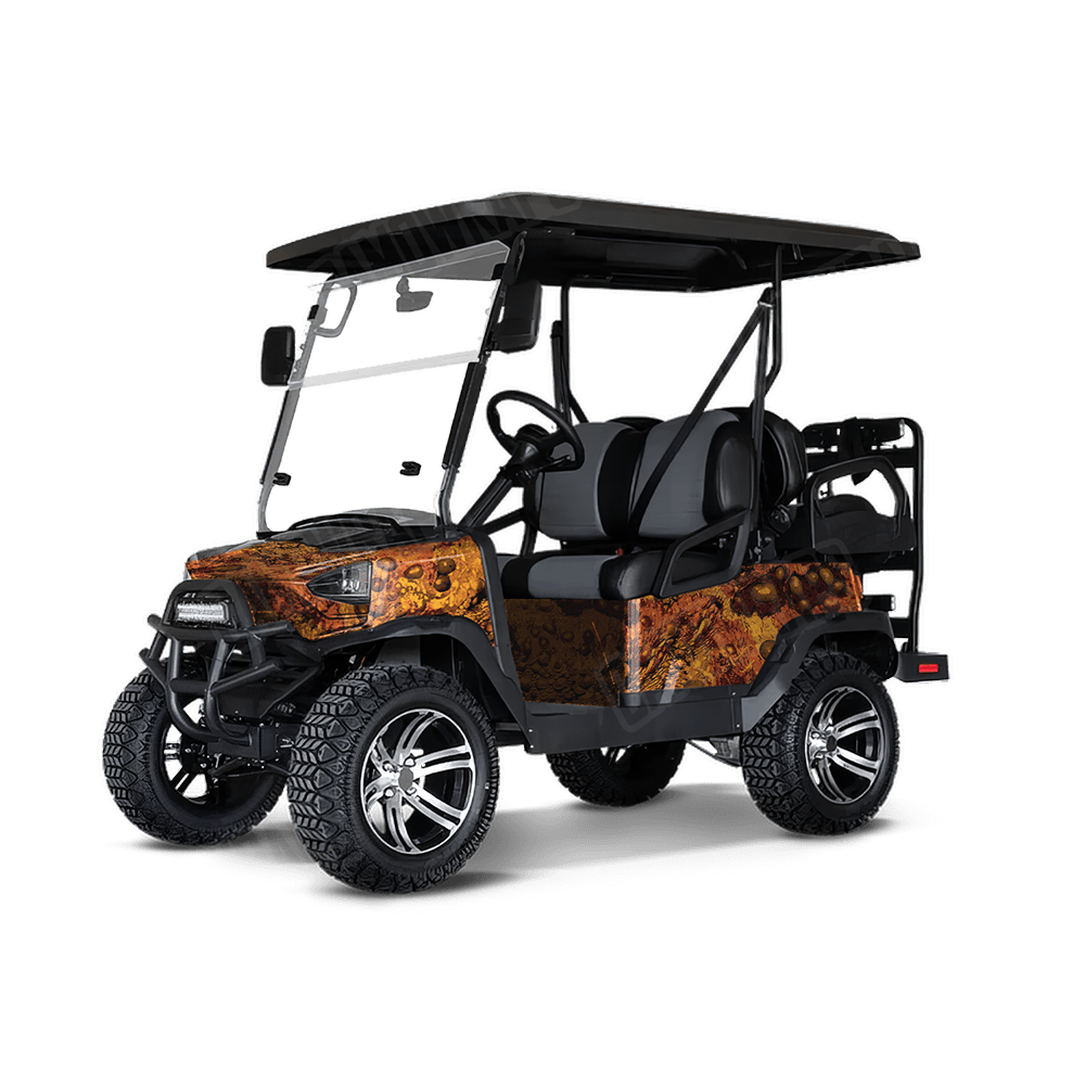 Toadaflage Goldfish Camo Golf Cart Vinyl Wrap