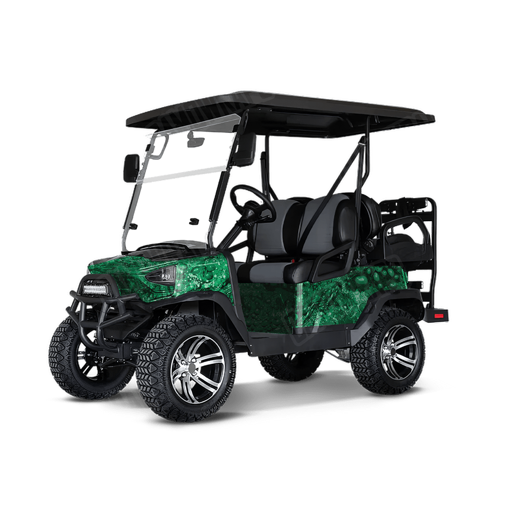 Toadaflage Green Camo Golf Cart Vinyl Wrap