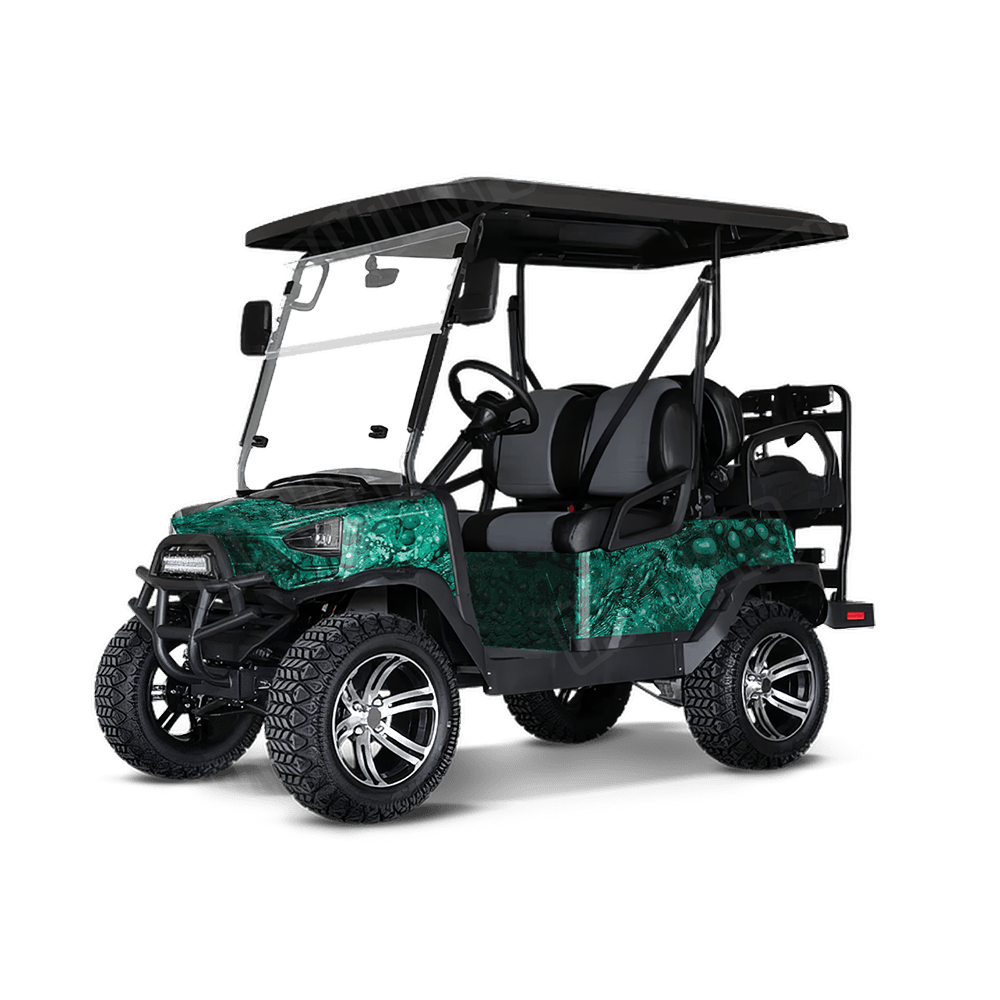 Toadaflage Teal Camo Golf Cart Vinyl Wrap