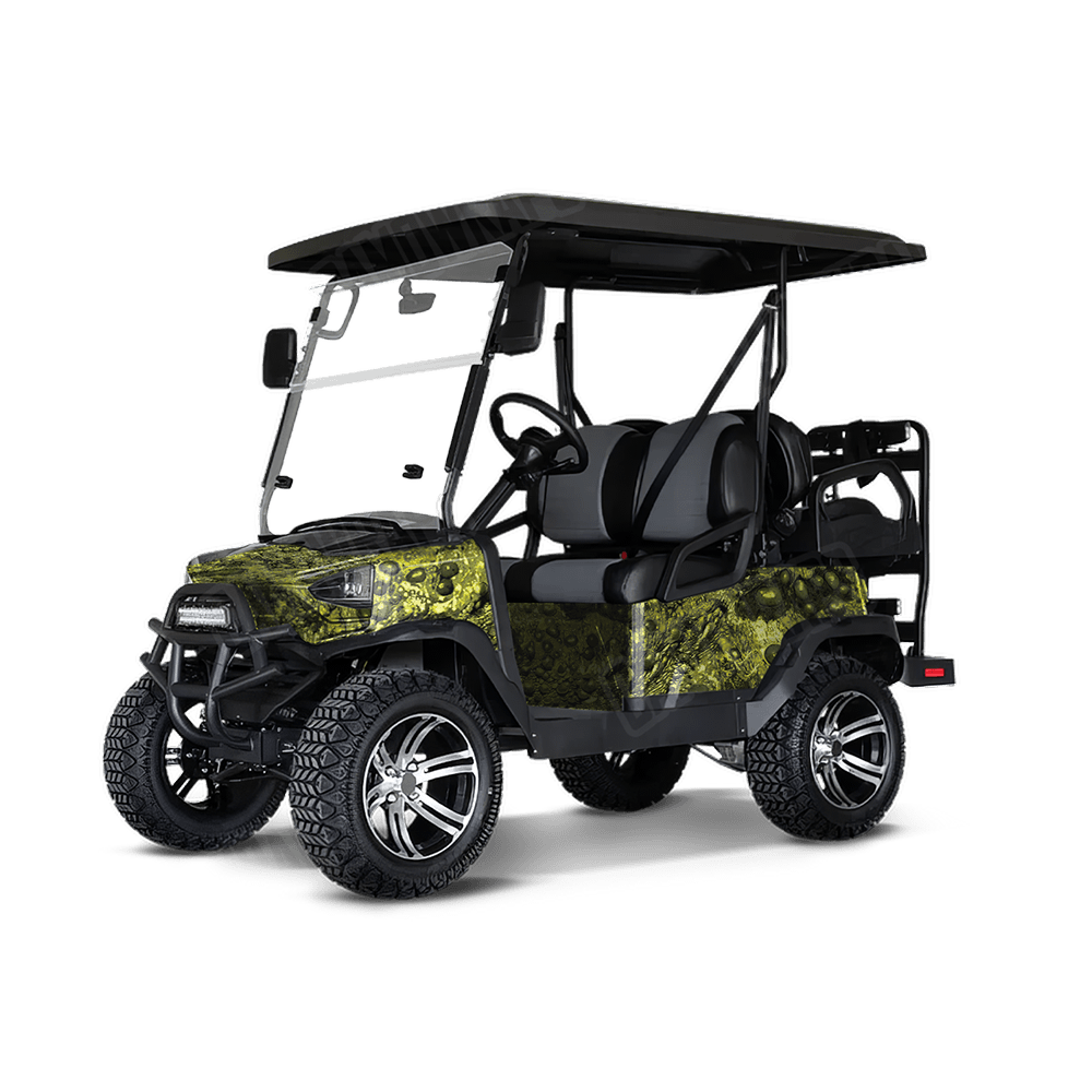 Toadaflage Toxic Camo Golf Cart Vinyl Wrap