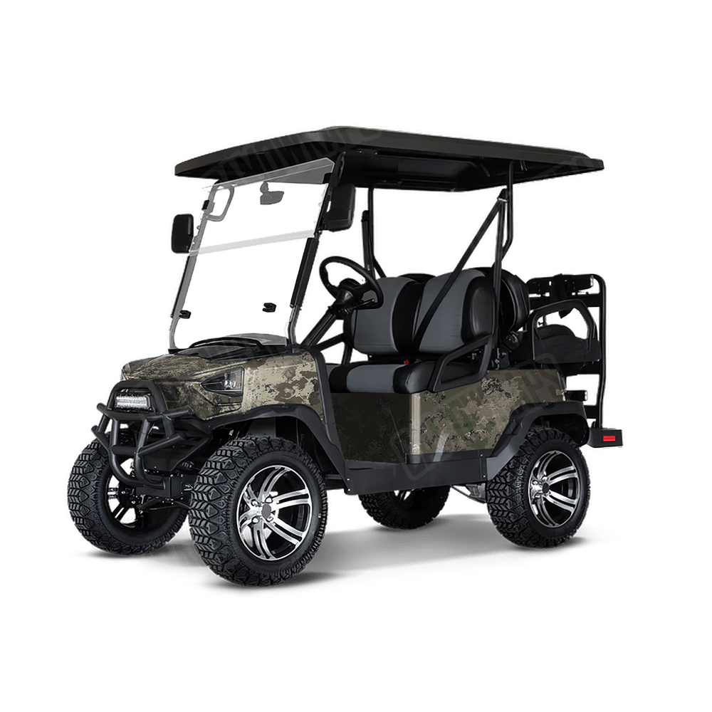 Veil Stalker Camo Golf Cart Vinyl Wrap