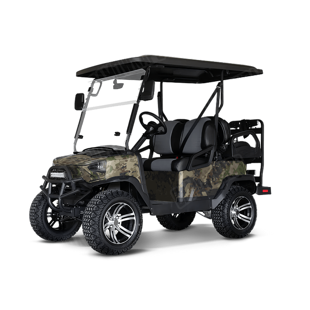 Veil Summit Camo Golf Cart Vinyl Wrap