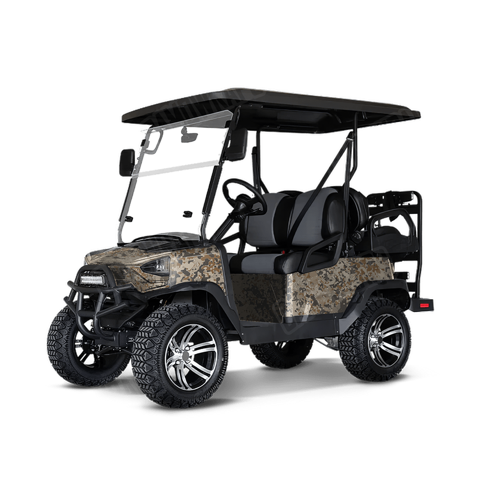 Veil Terra A Camo Golf Cart Vinyl Wrap