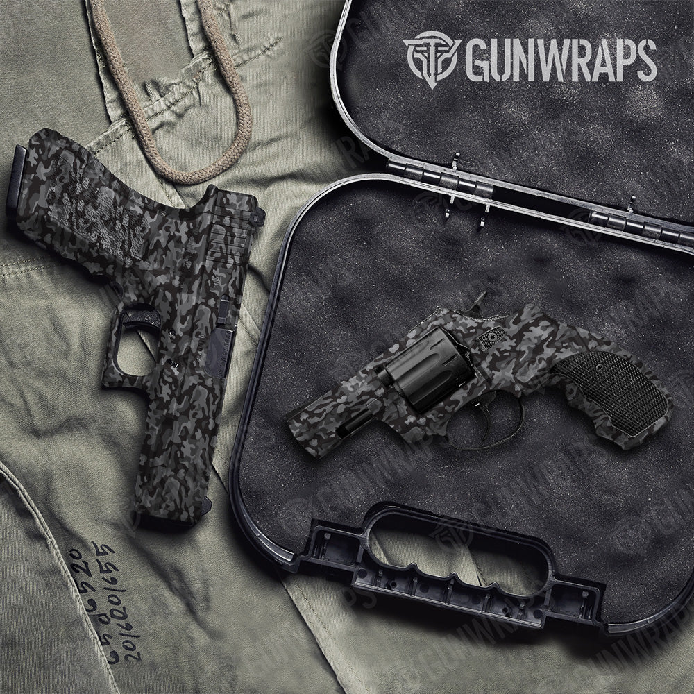 Handgun Classic Midnight Camo Gun Skin Vinyl Wrap