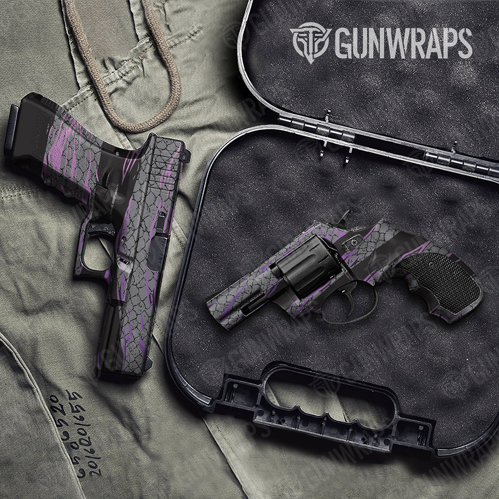 Dragonbreath Purple Handgun Gun Skin Vinyl Wraps