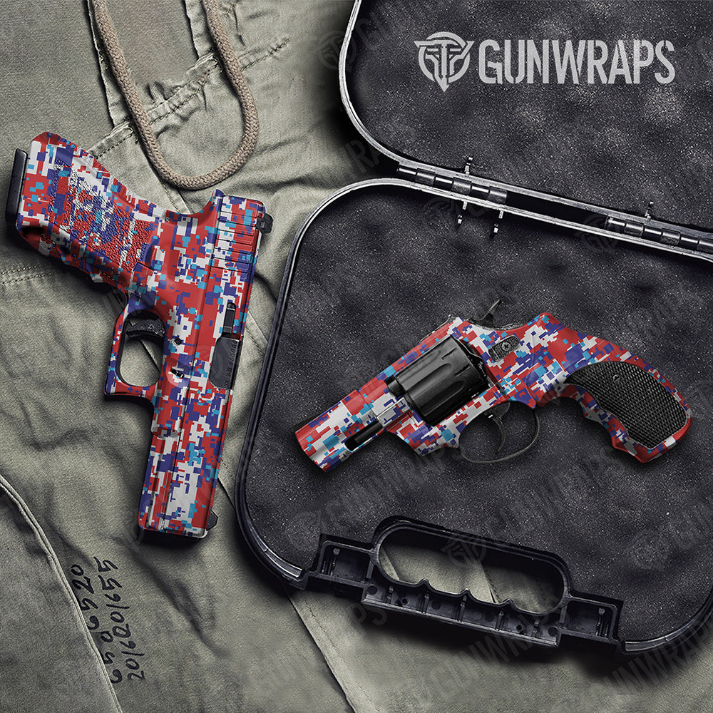 Handgun Digital M Series Camo Gun Skin Vinyl Wrap