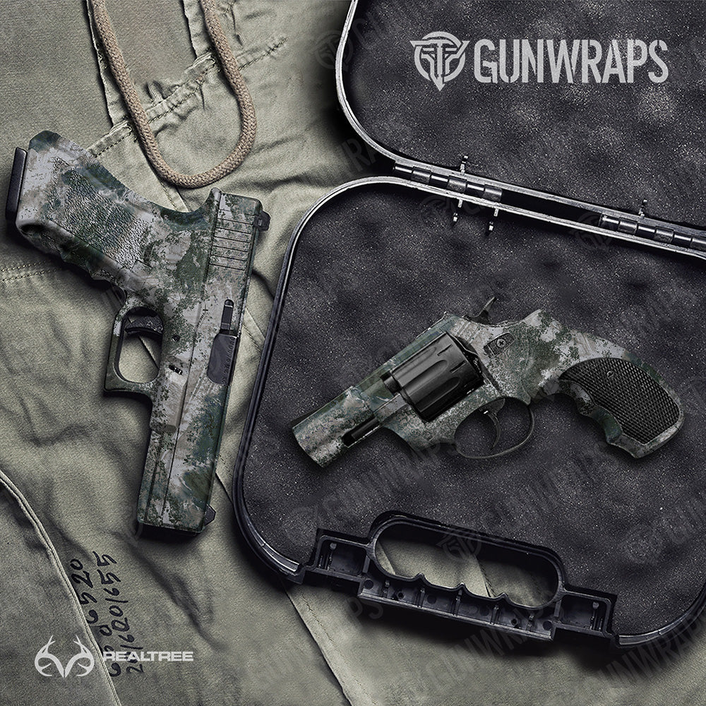 Handgun Realtree XTREME Greenland Camo Gun Skin Vinyl Wrap