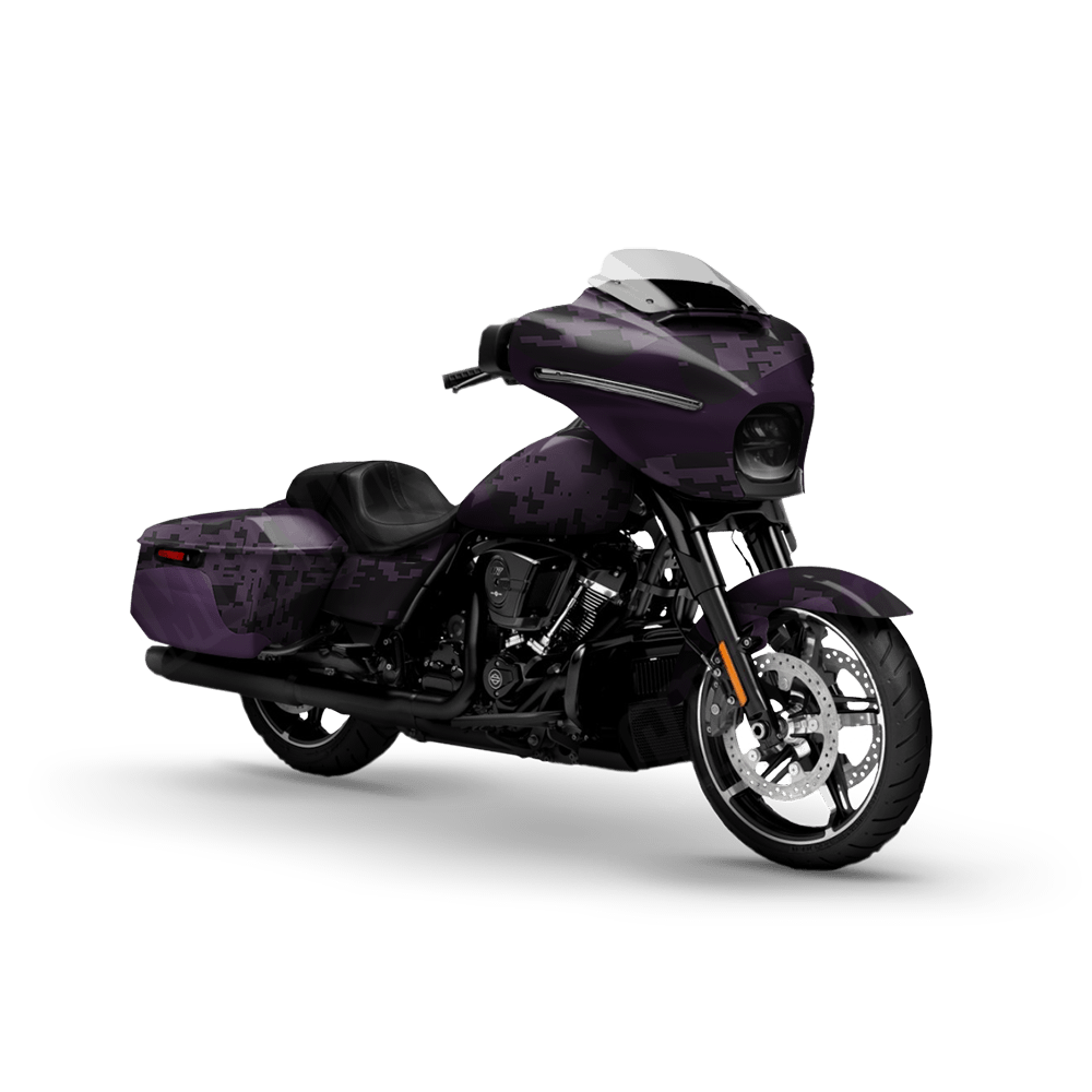 Compound Darkwing Motorcycle Camo Vinyl Wrap