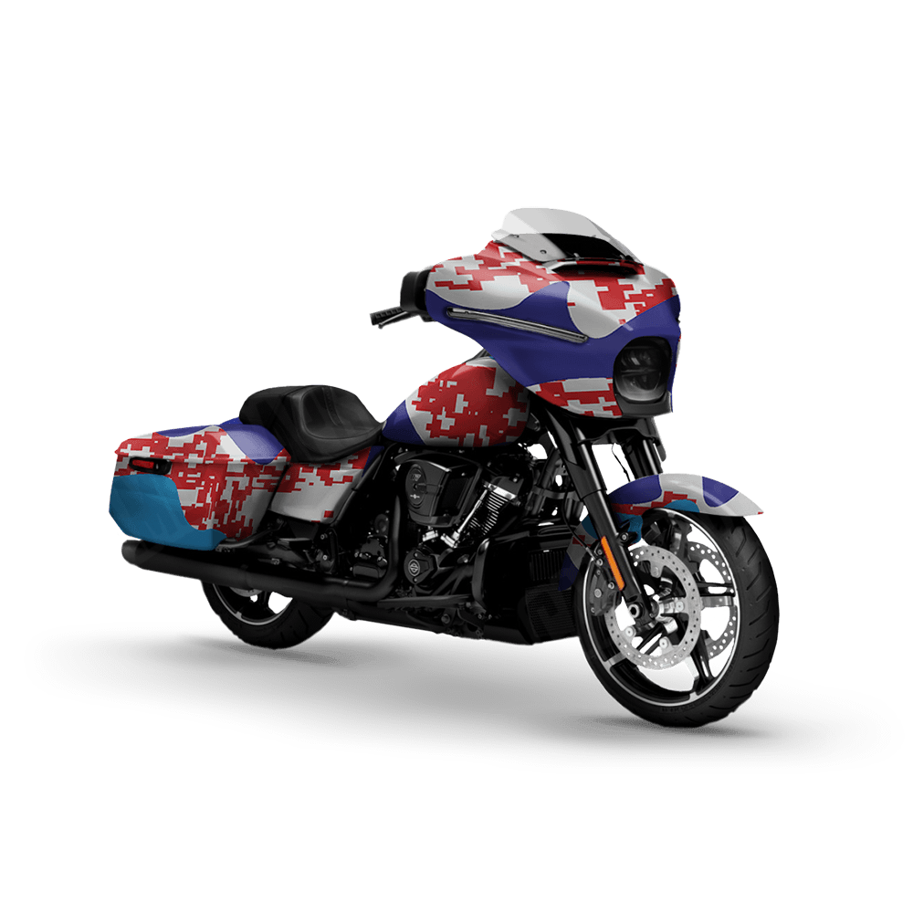 Compound M Series Motorcycle Camo Vinyl Wrap