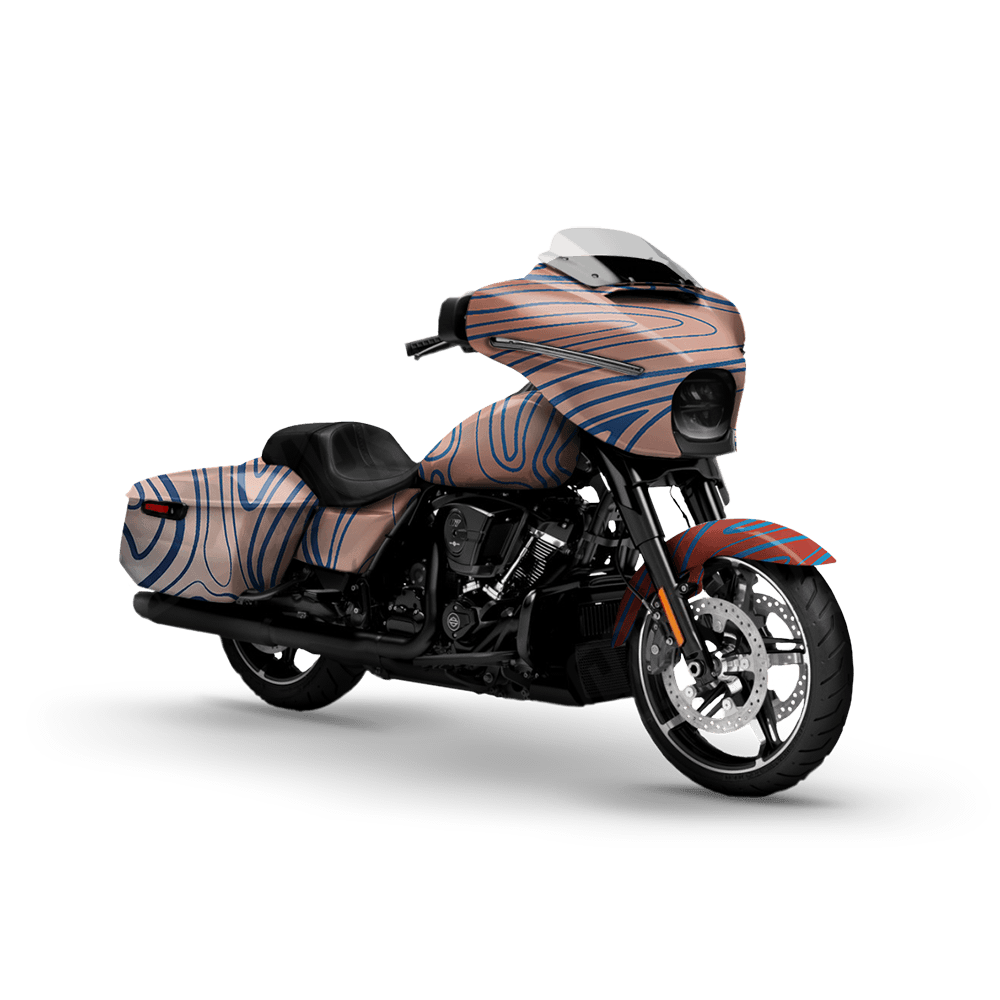 Damascus Patriot Motorcycle Camo Vinyl Wrap