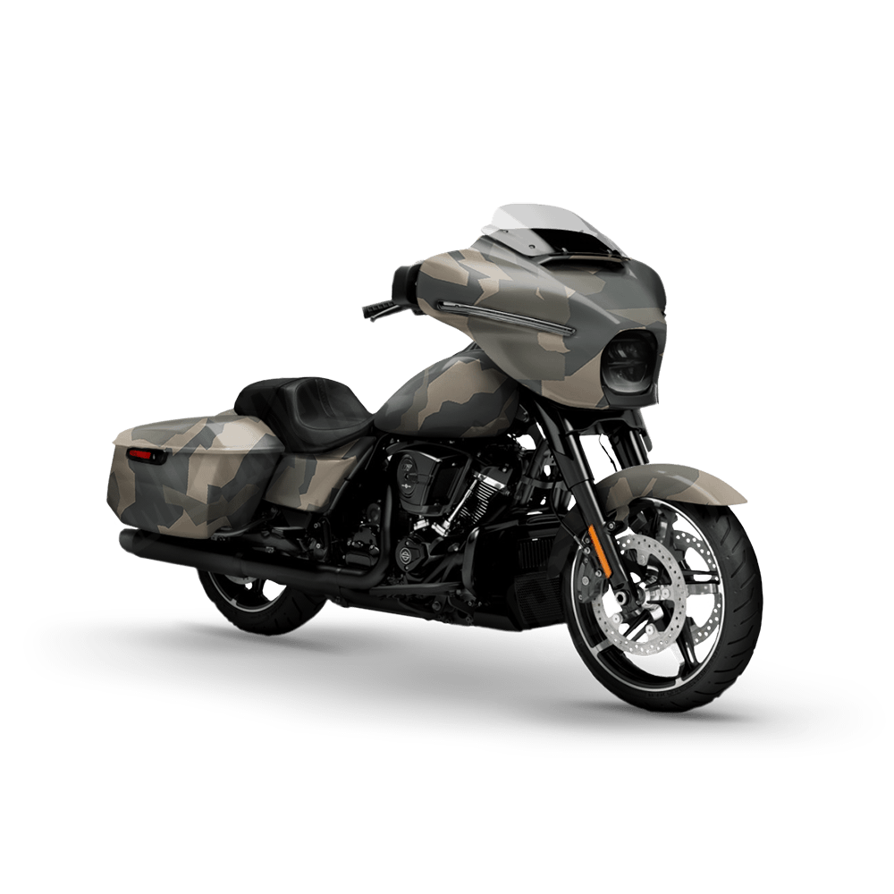 Erratic Army Motorcycle Camo Vinyl Wrap