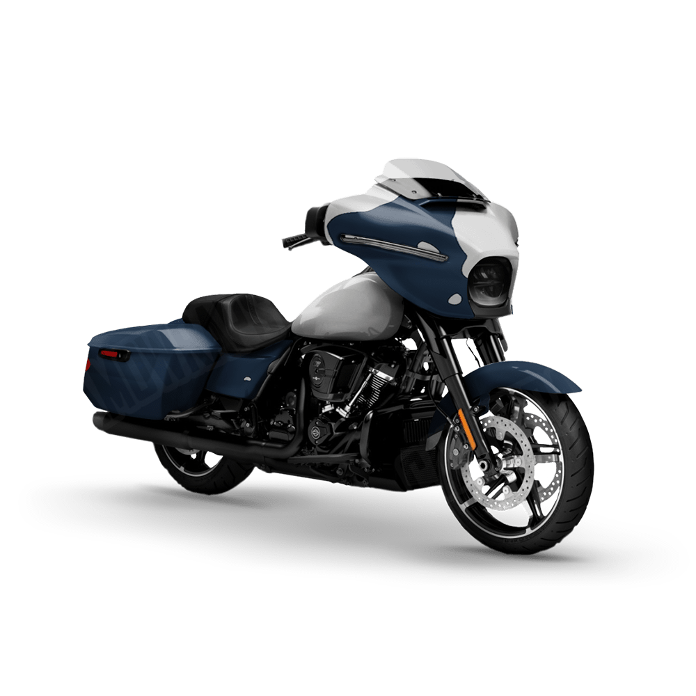 Jumbo Cumulus America Motorcycle Camo Vinyl Wrap