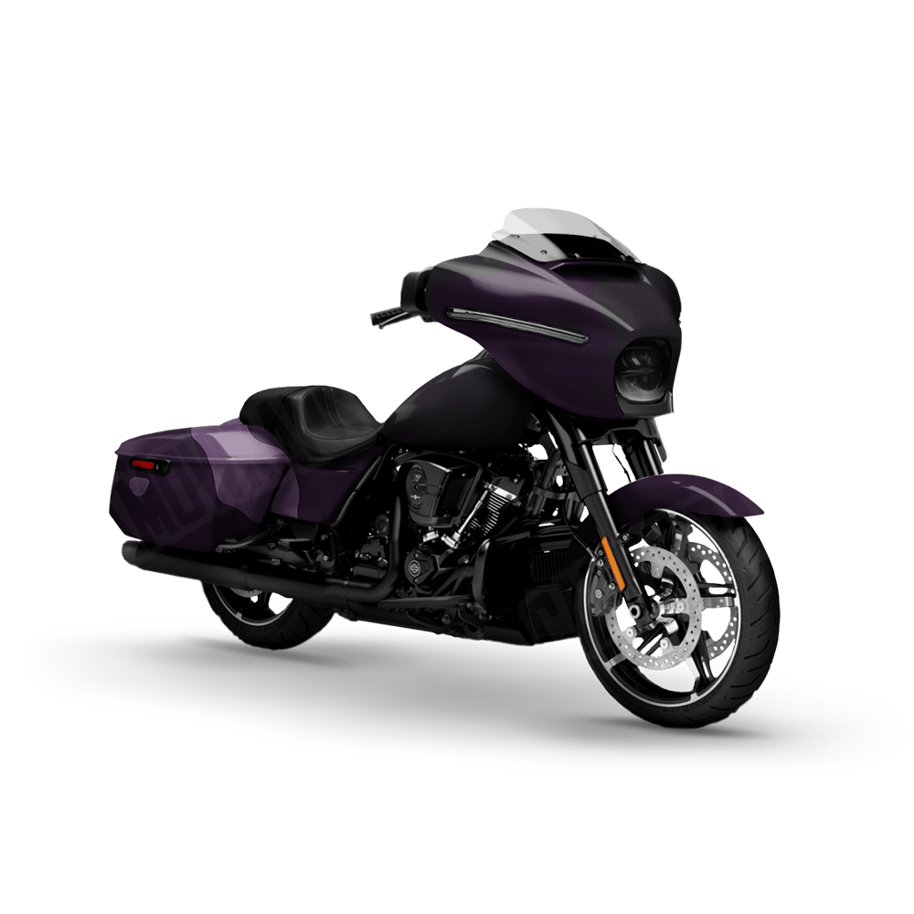 Jumbo Cumulus Darkwing Motorcycle Camo Vinyl Wrap