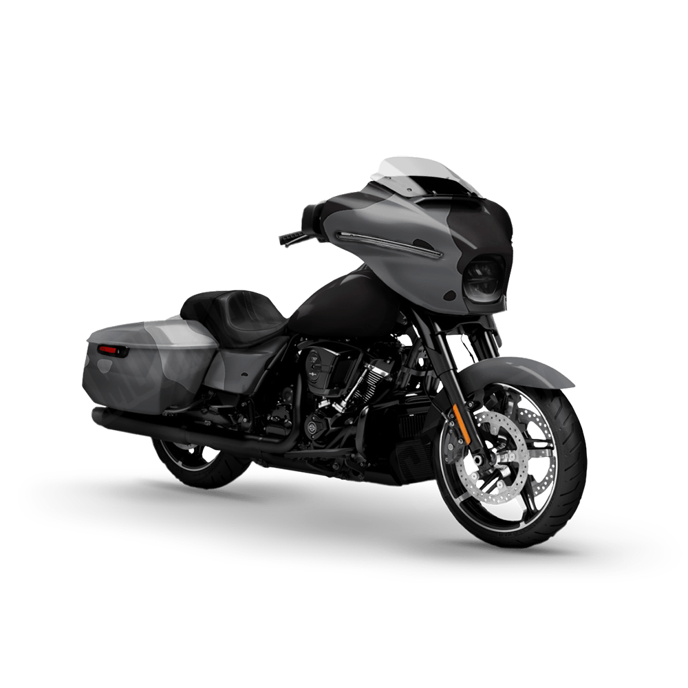 Jumbo Cumulus Urban Night Motorcycle Camo Vinyl Wrap