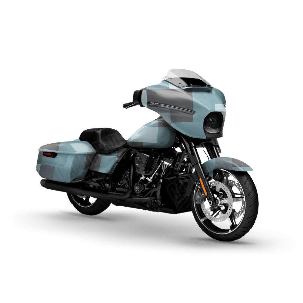 Pixel Overcast Motorcycle Wraps