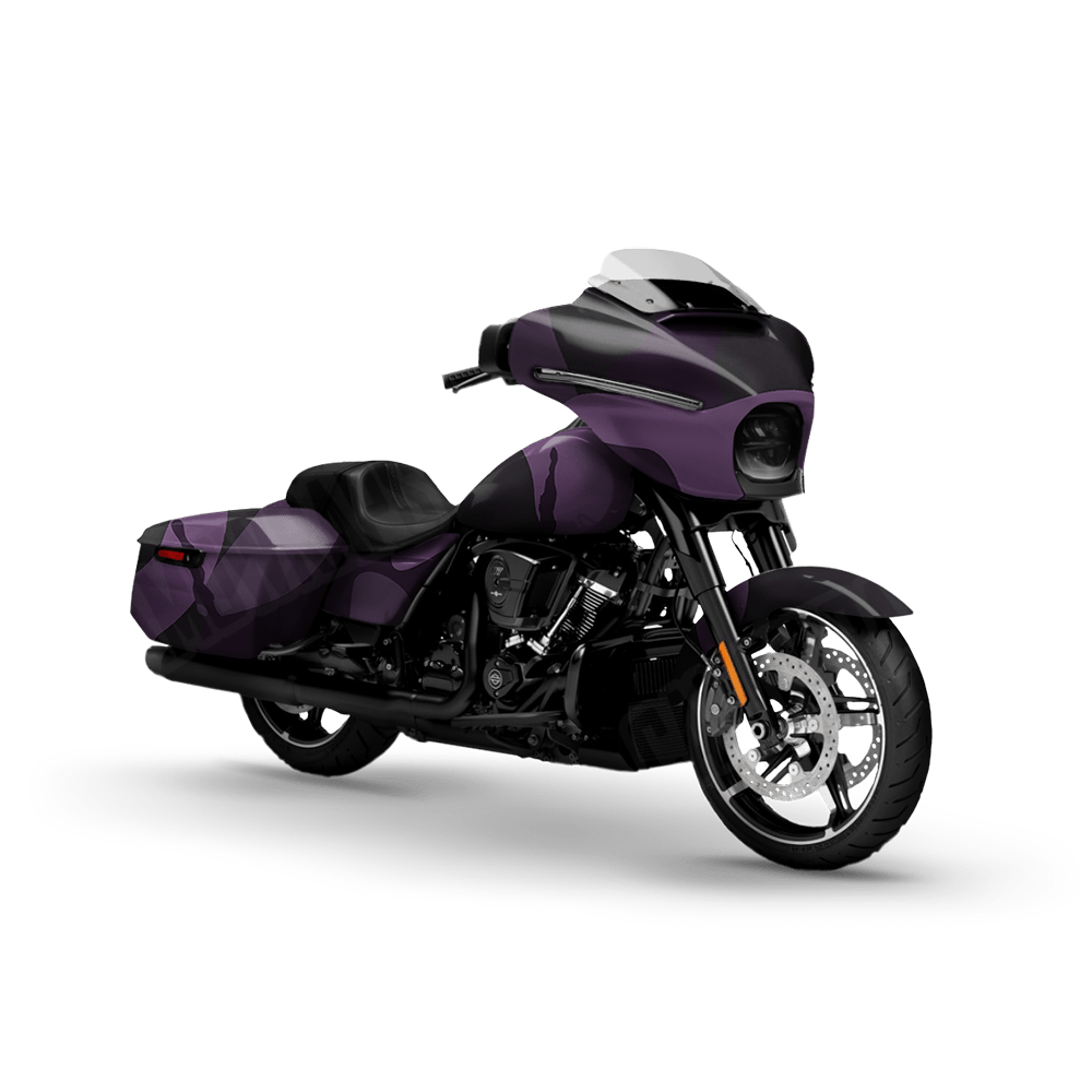 Jumbo Ragged Darkwing Motorcycle Camo Vinyl Wrap