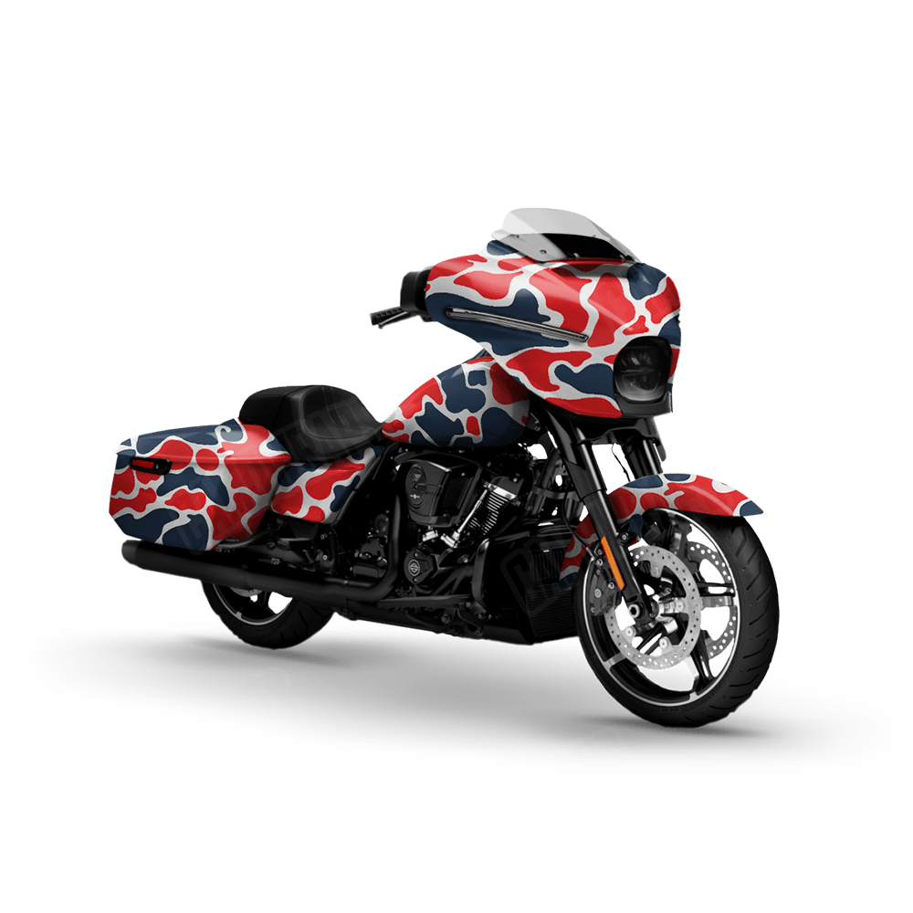 Old School Duck America Motorcycle Wraps