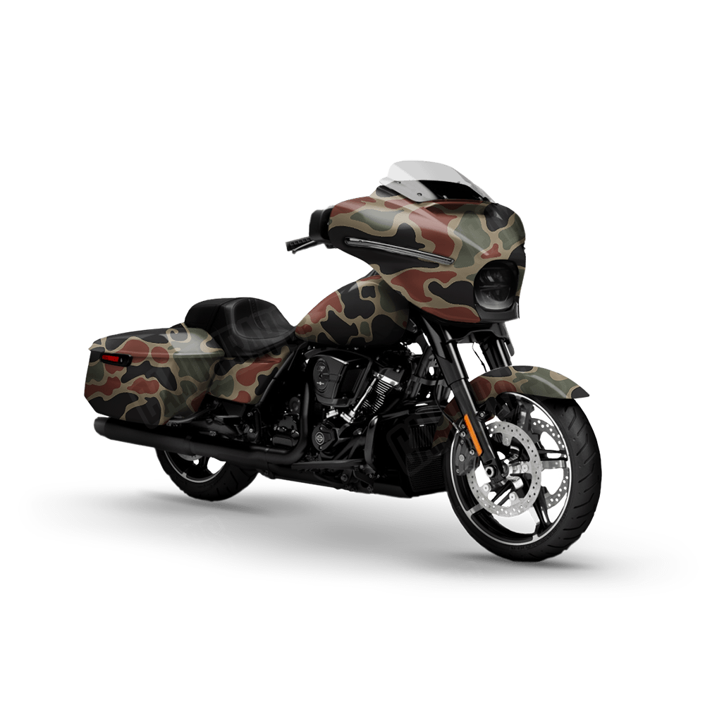 Old School Duck Militant Copper Motorcycle Wraps