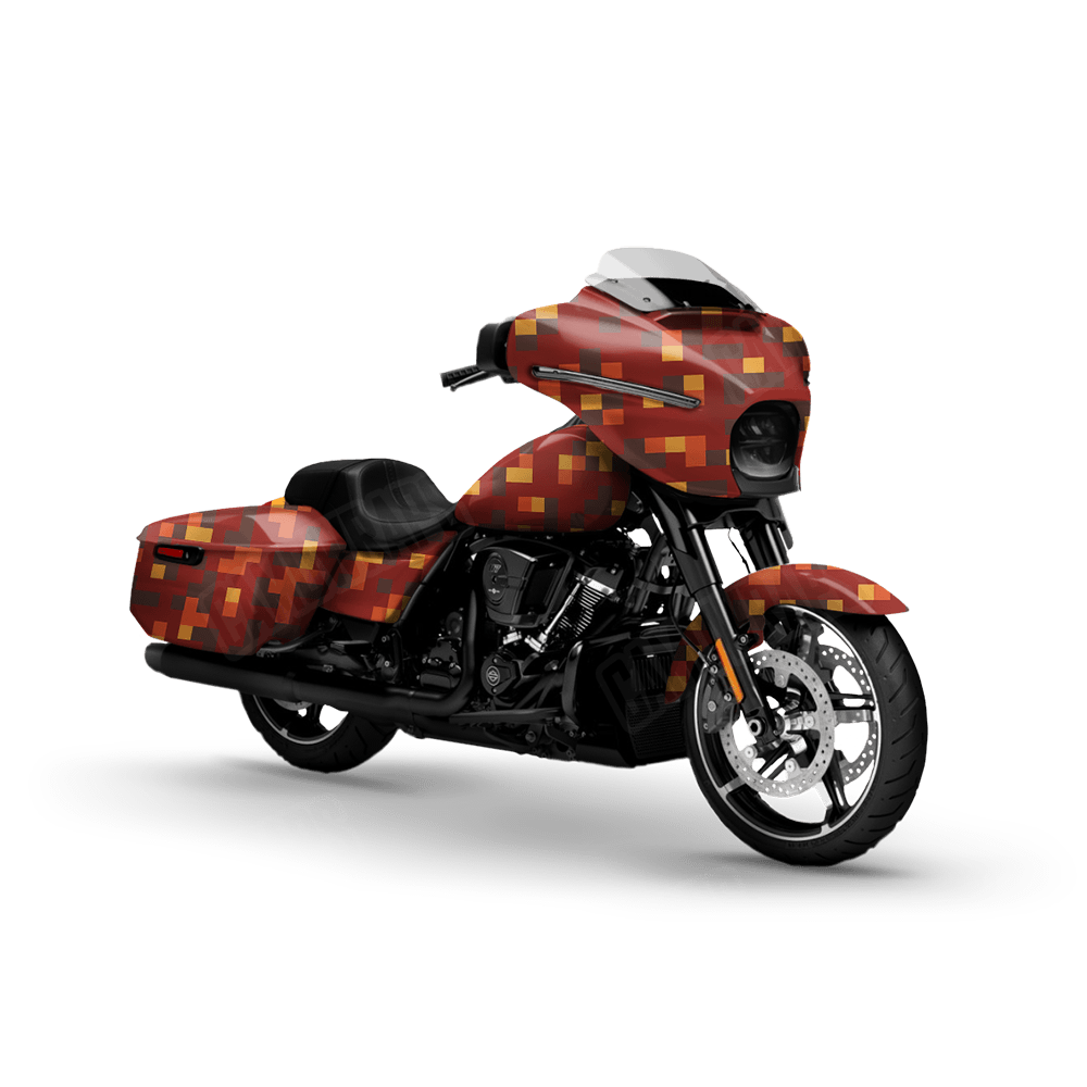 Pixel Autumn Motorcycle Wraps
