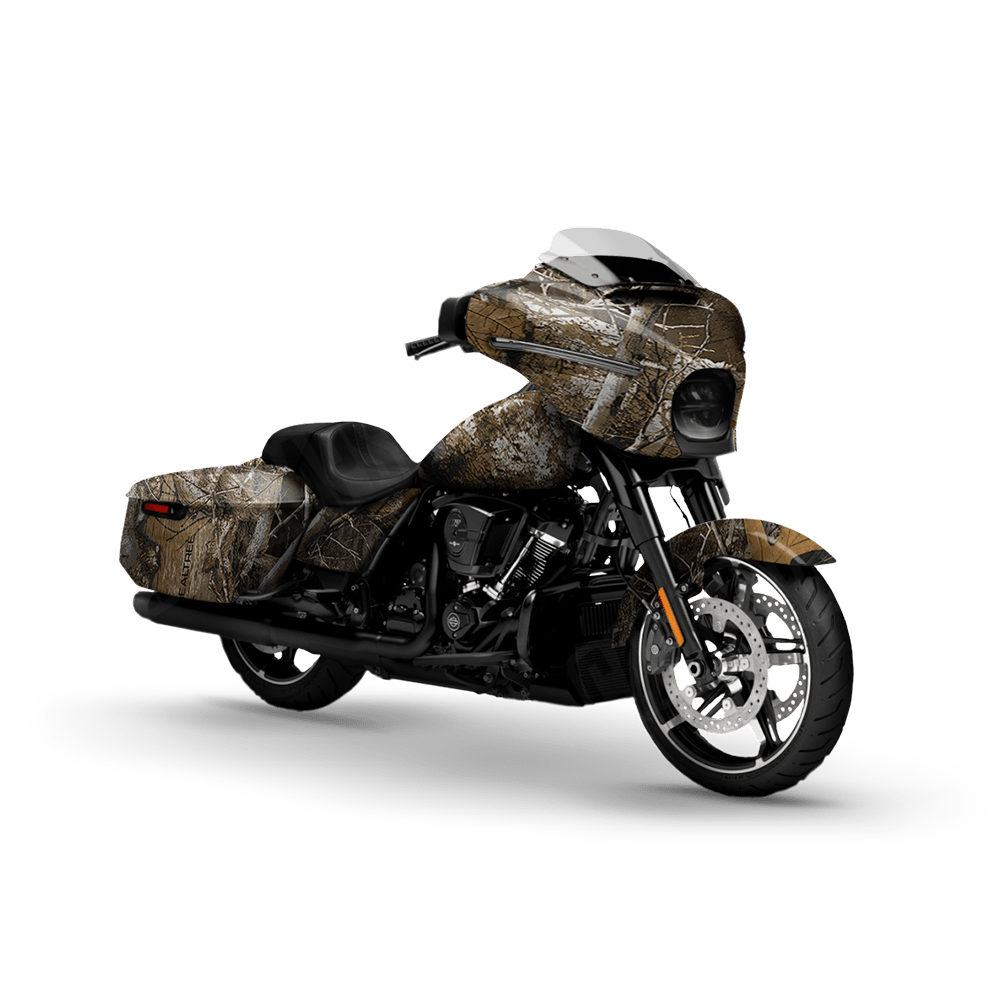 Large Realtree Edge Motorcycle Camo Vinyl Wrap