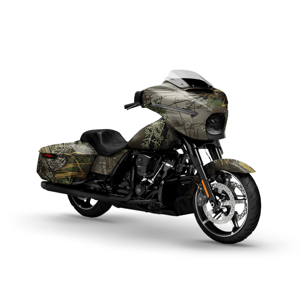 Large Realtree MAX-1 Motorcycle Camo Vinyl Wrap