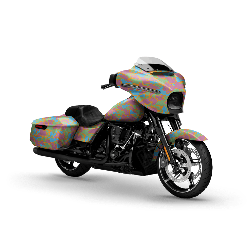 Old School Duck Sherbert Motorcycle Wraps