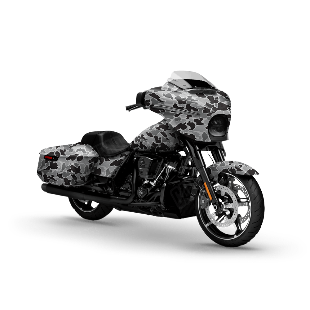 Old School Duck Urban Night Motorcycle Wraps