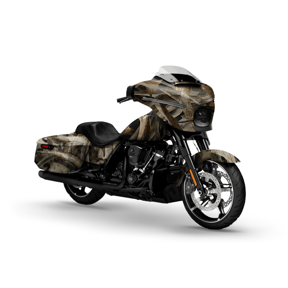 Next Bonz Motorcycle Camo Vinyl Wrap