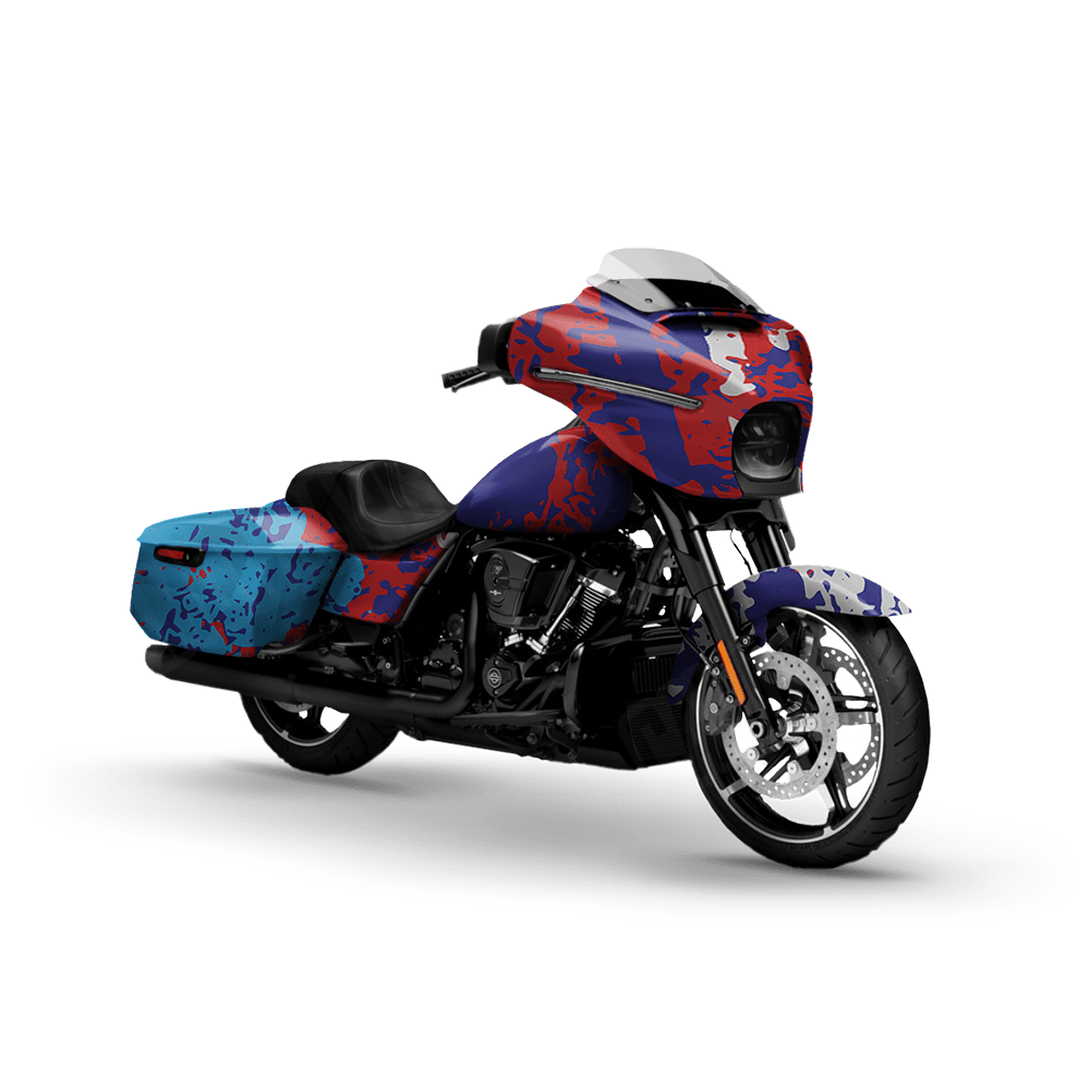 Pasted M Series Motorcycle Camo Vinyl Wrap