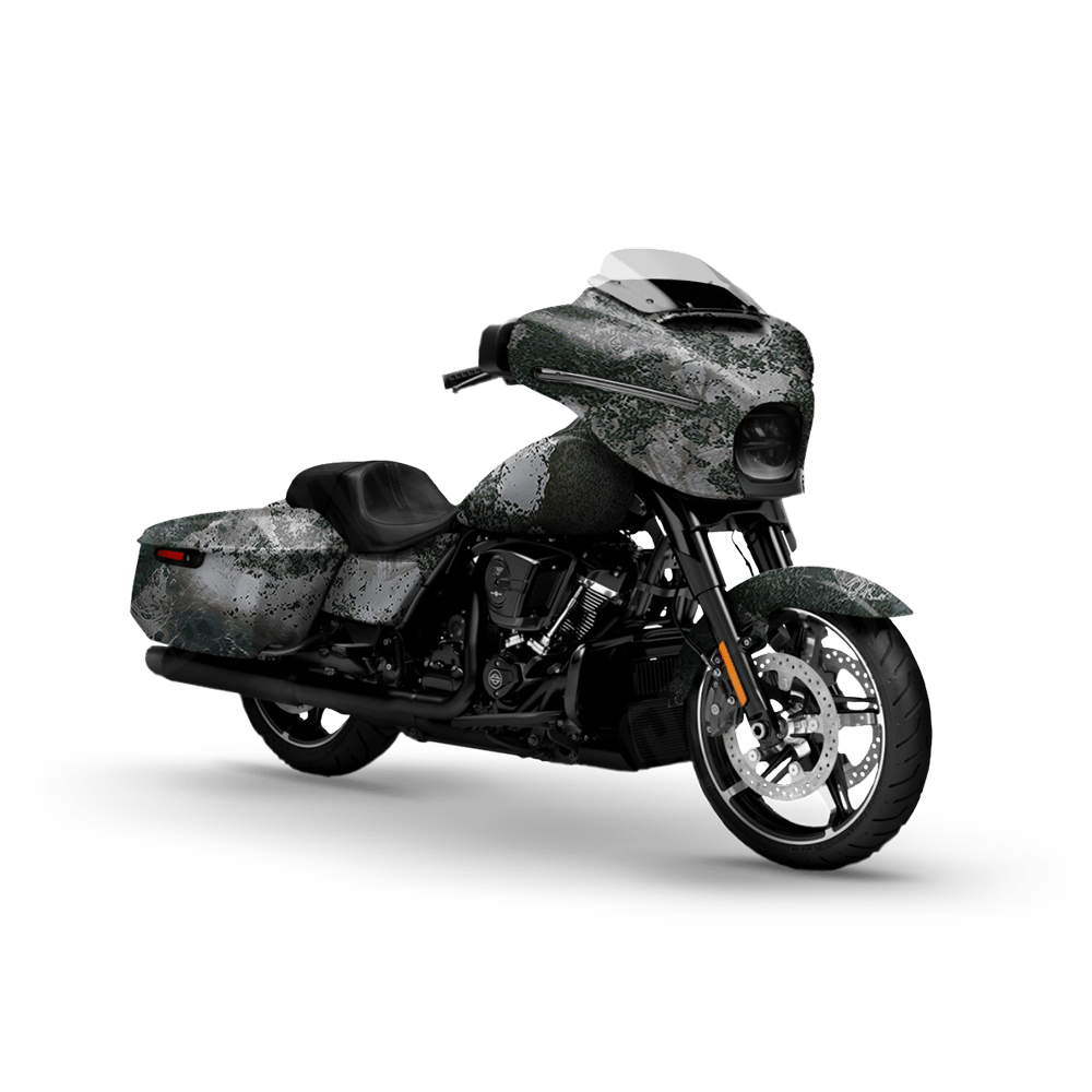 Realtree XTREME Greenland Motorcycle Camo Vinyl Wrap