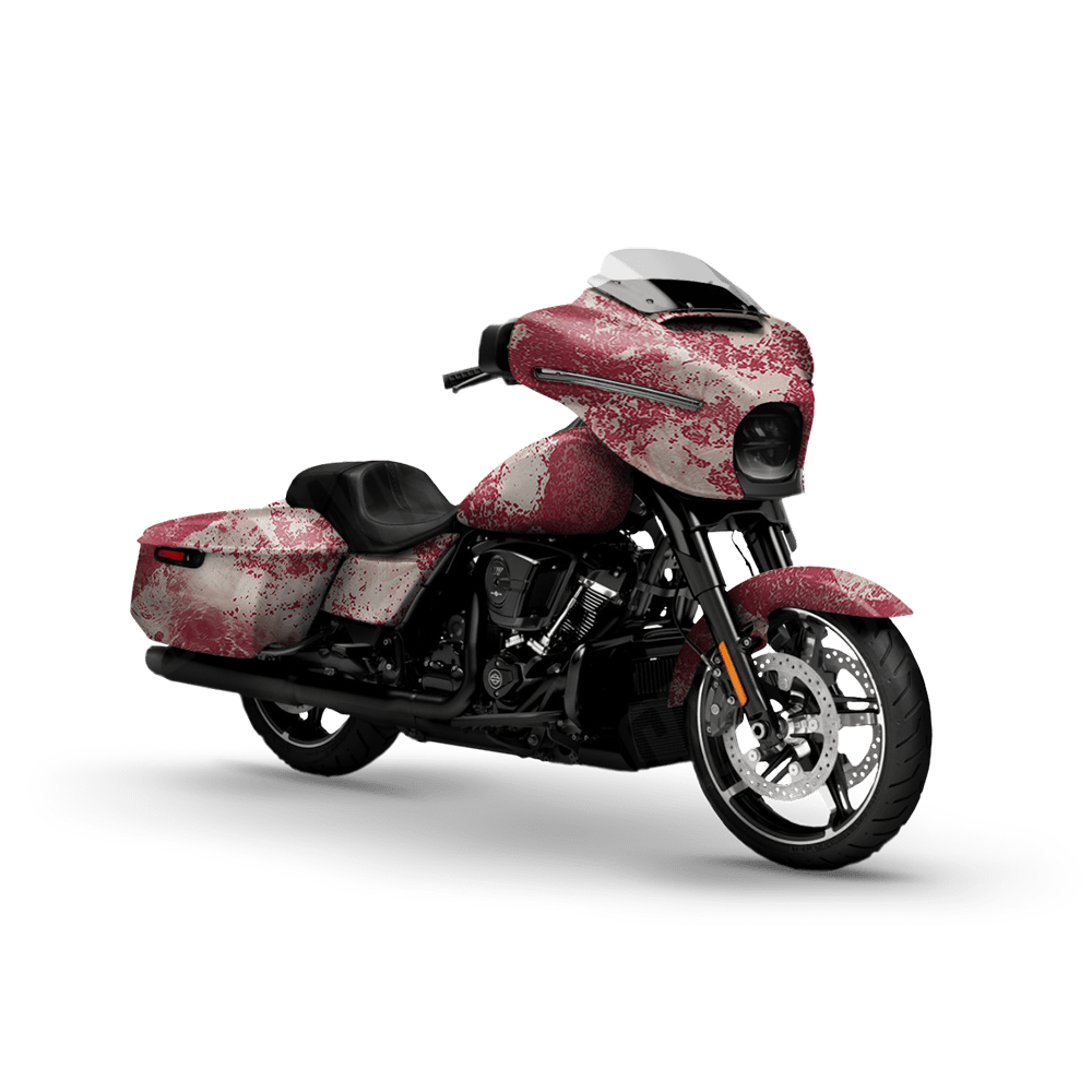 Realtree XTREME Viva Magenta Motorcycle Camo Vinyl Wrap
