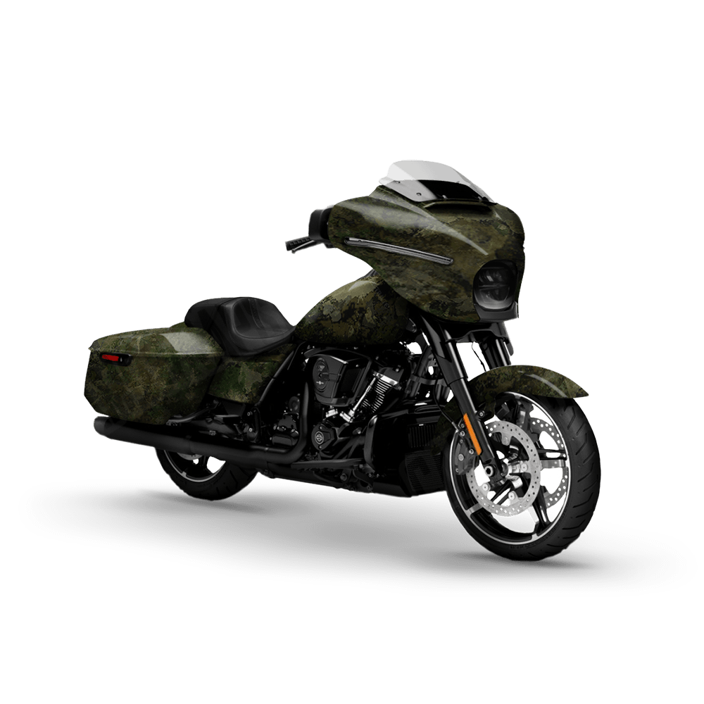 Substrate Shroud Motorcycle Camo Vinyl Wrap