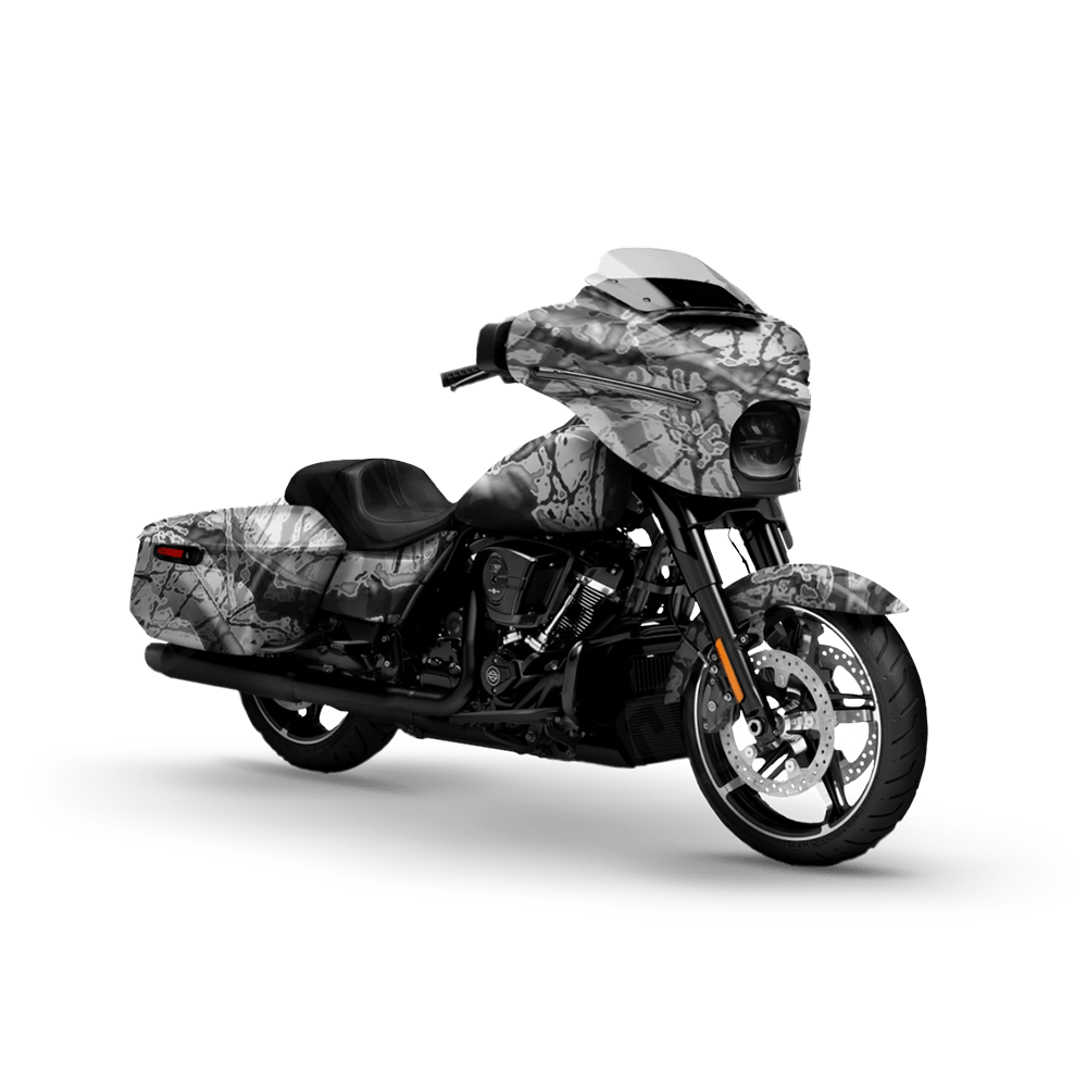 Substrate Snow Stalker Motorcycle Camo Vinyl Wrap