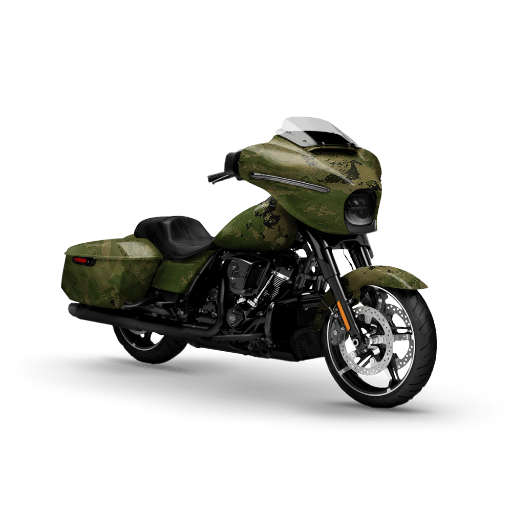 Substrate Spec War Motorcycle Camo Vinyl Wrap