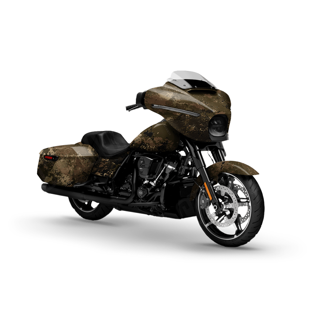 Substrate Spoor Motorcycle Camo Vinyl Wrap