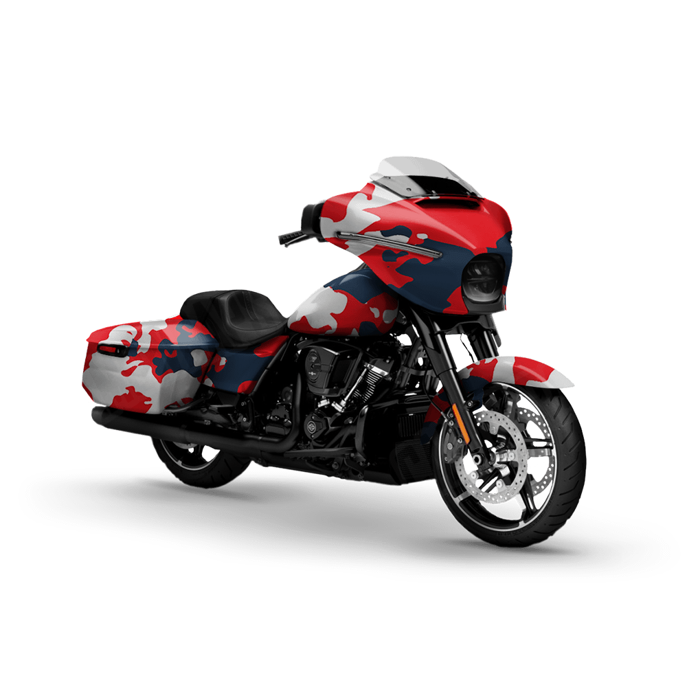 Treetop America Motorcycle Camo Vinyl Wrap