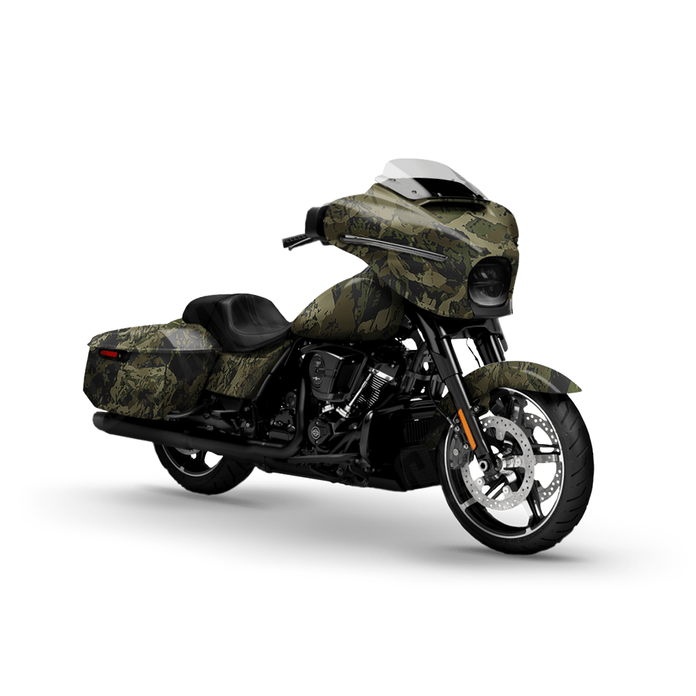 Veil Rumba Jungle Motorcycle Camo Vinyl Wrap