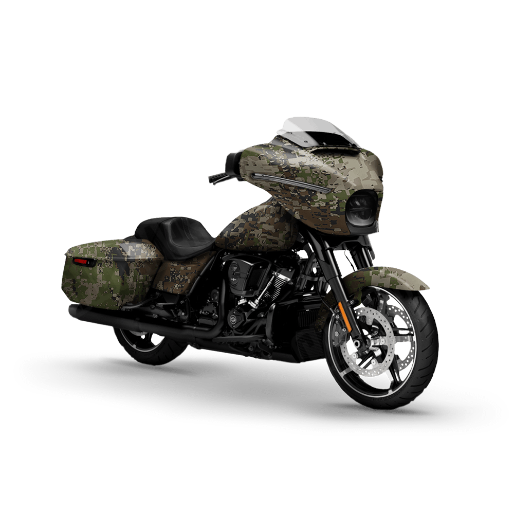 Veil Stryk Transition Flat Motorcycle Camo Vinyl Wrap