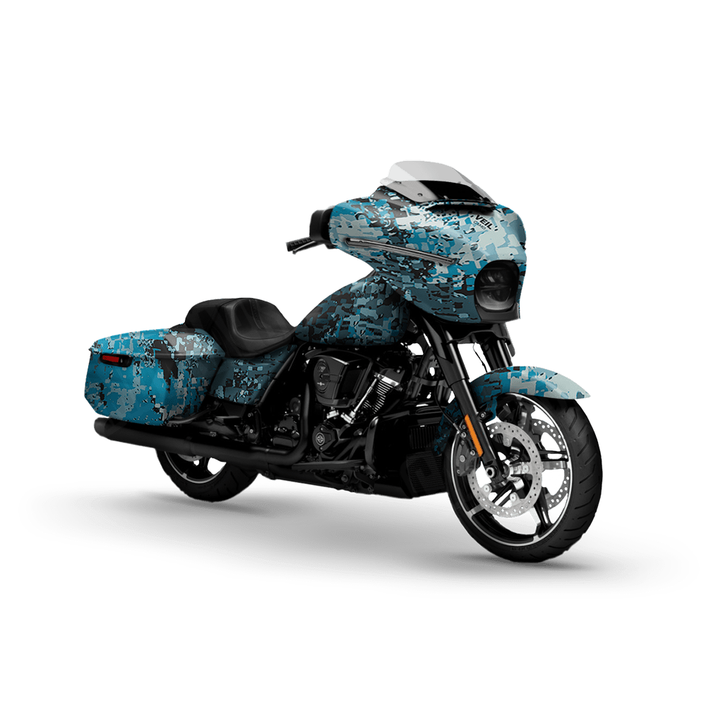 Veil Stryk Womens Motorcycle Camo Vinyl Wrap