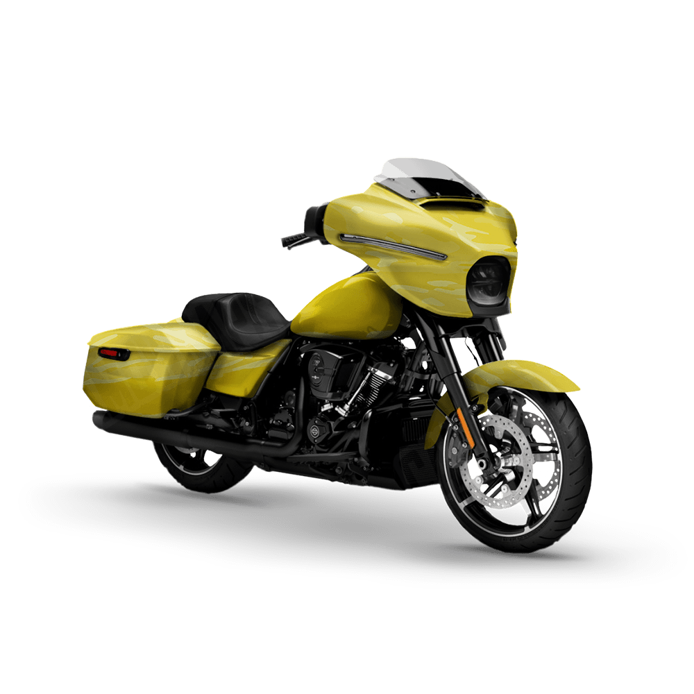 Vietnam Tiger Stripe Elite Yellow Motorcycle Camo Vinyl Wrap