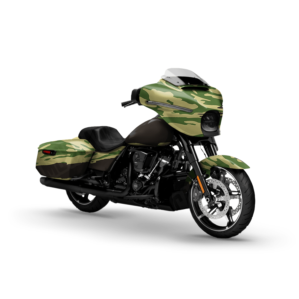 Vietnam Tiger Stripe Jungle Motorcycle Camo Vinyl Wrap