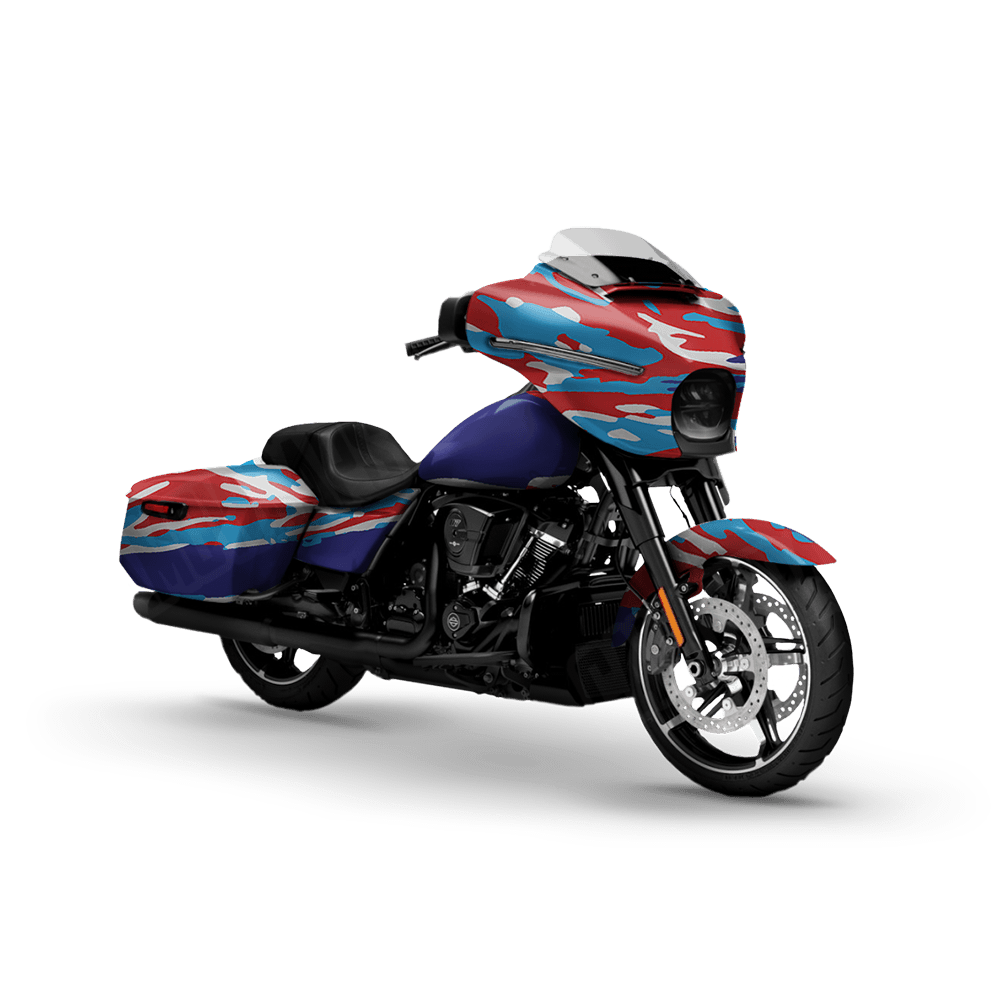 Vietnam Tiger Stripe M Series Motorcycle Camo Vinyl Wrap