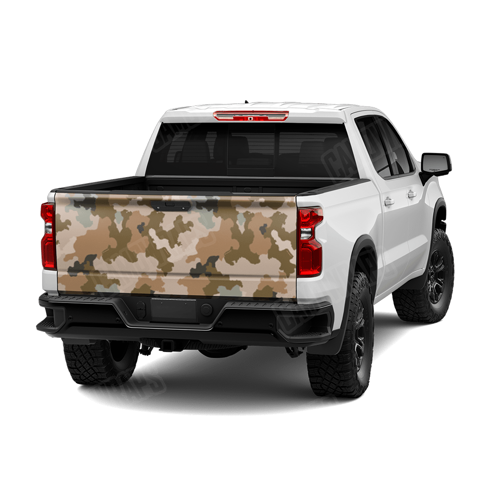 Nemesis Desert Scorpion Camo Tailgate Vinyl Wrap