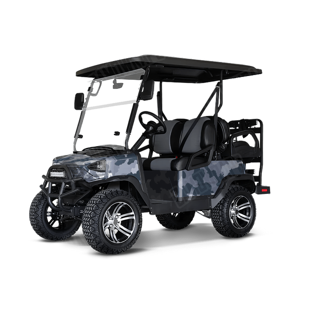 Nemesis Night Ops Camo Golf Cart Vinyl Wrap