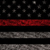 AK-47 Patriotic Fire Fighter Service Flag Gun Skin Vinyl Wrap