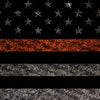 AK-47 Patriotic Orange Flag Gun Skin Vinyl Wrap