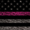AK-47 Patriotic Pink Flag Gun Skin Vinyl Wrap