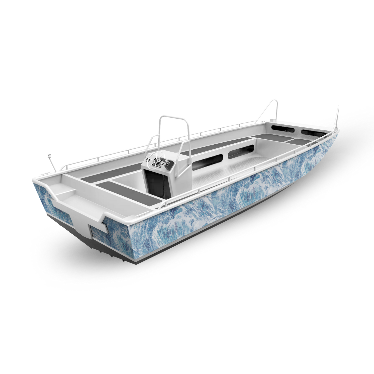 Realtree Aspect Sky Fishing Boat Vinyl Wrap